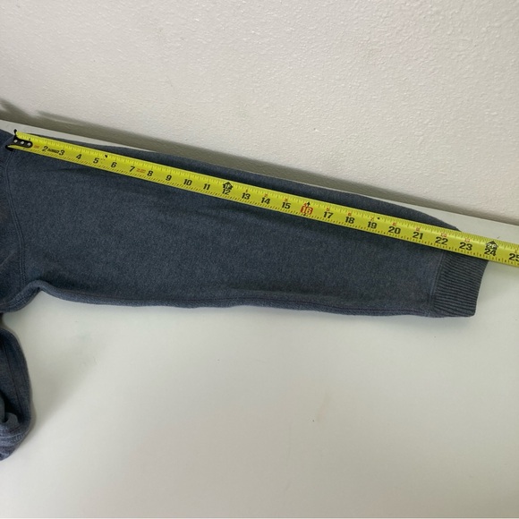 Tommy Bahama Sweater Men's Gray/Blue Quarter Zip Long Sleeve Reversible Pullover - Picture 9 of 16